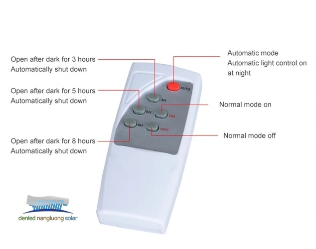 mẫu remote điều khiển đèn đường năng lượng